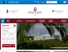 Tablet Screenshot of hoteldourotabuaco.com